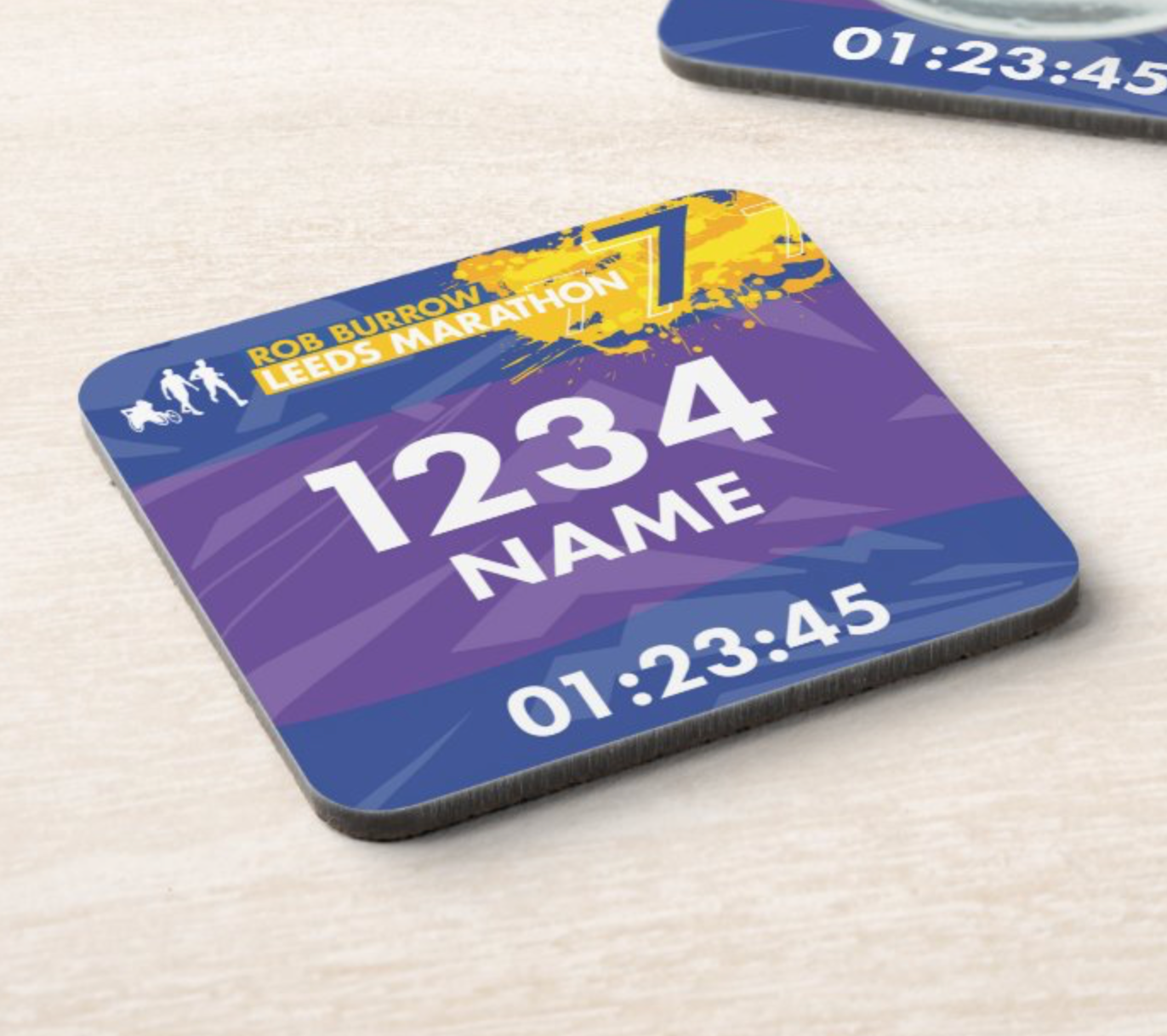 2025 Leeds Marathon Coaster *PERSONALISED*