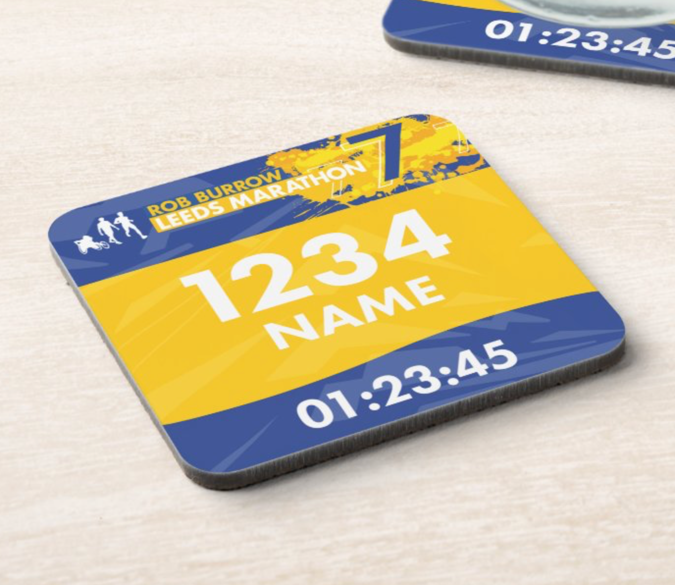 2025 Leeds Marathon Coaster *PERSONALISED*