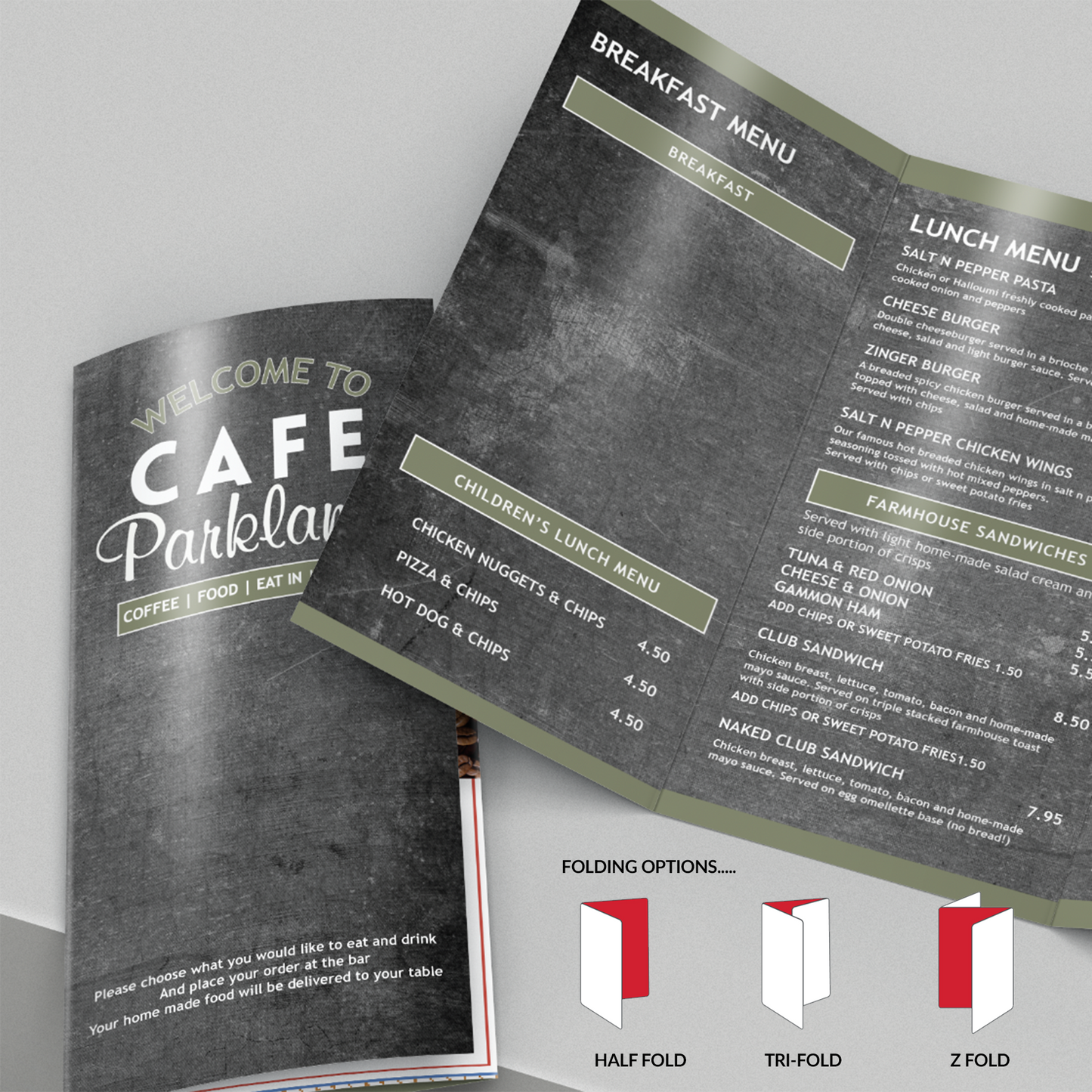 A4 Folded Leaflets