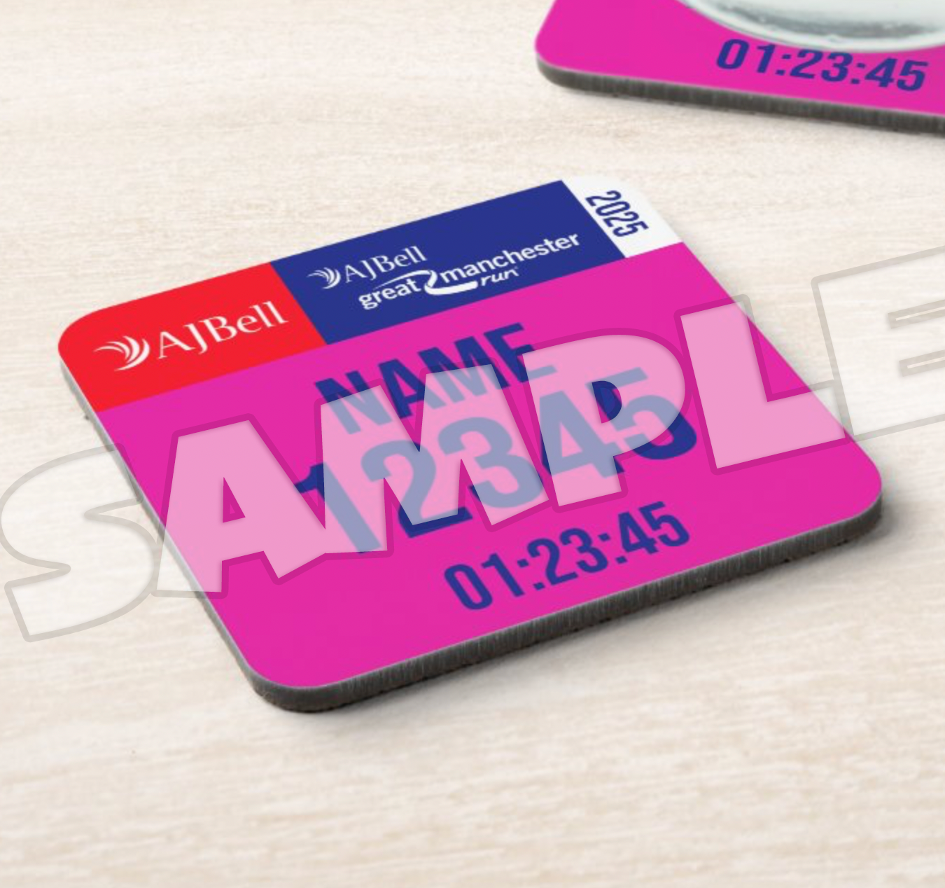 2025 Manchester Great Half Marathon Coaster PERSONALISED