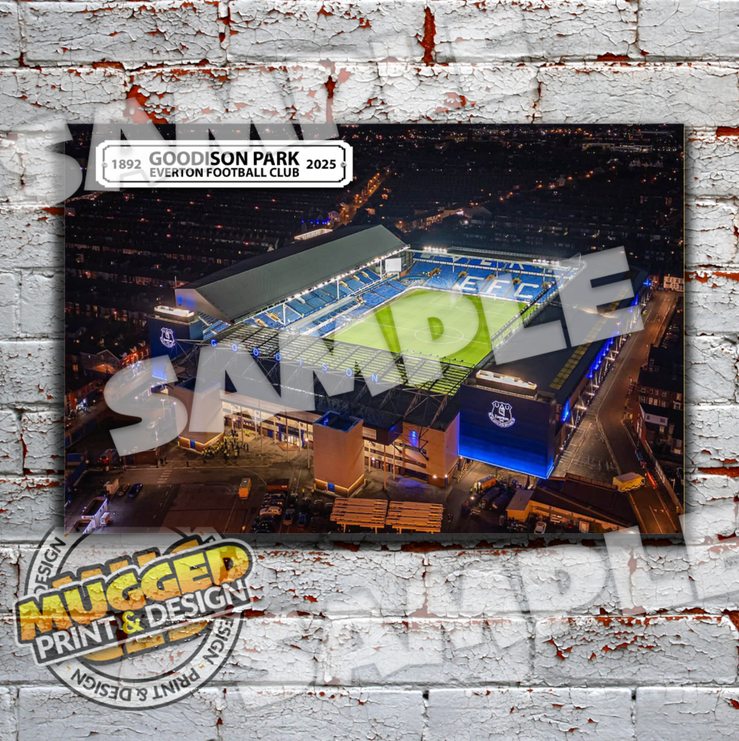 Goodison Park (Everton FC) Stadium Sign