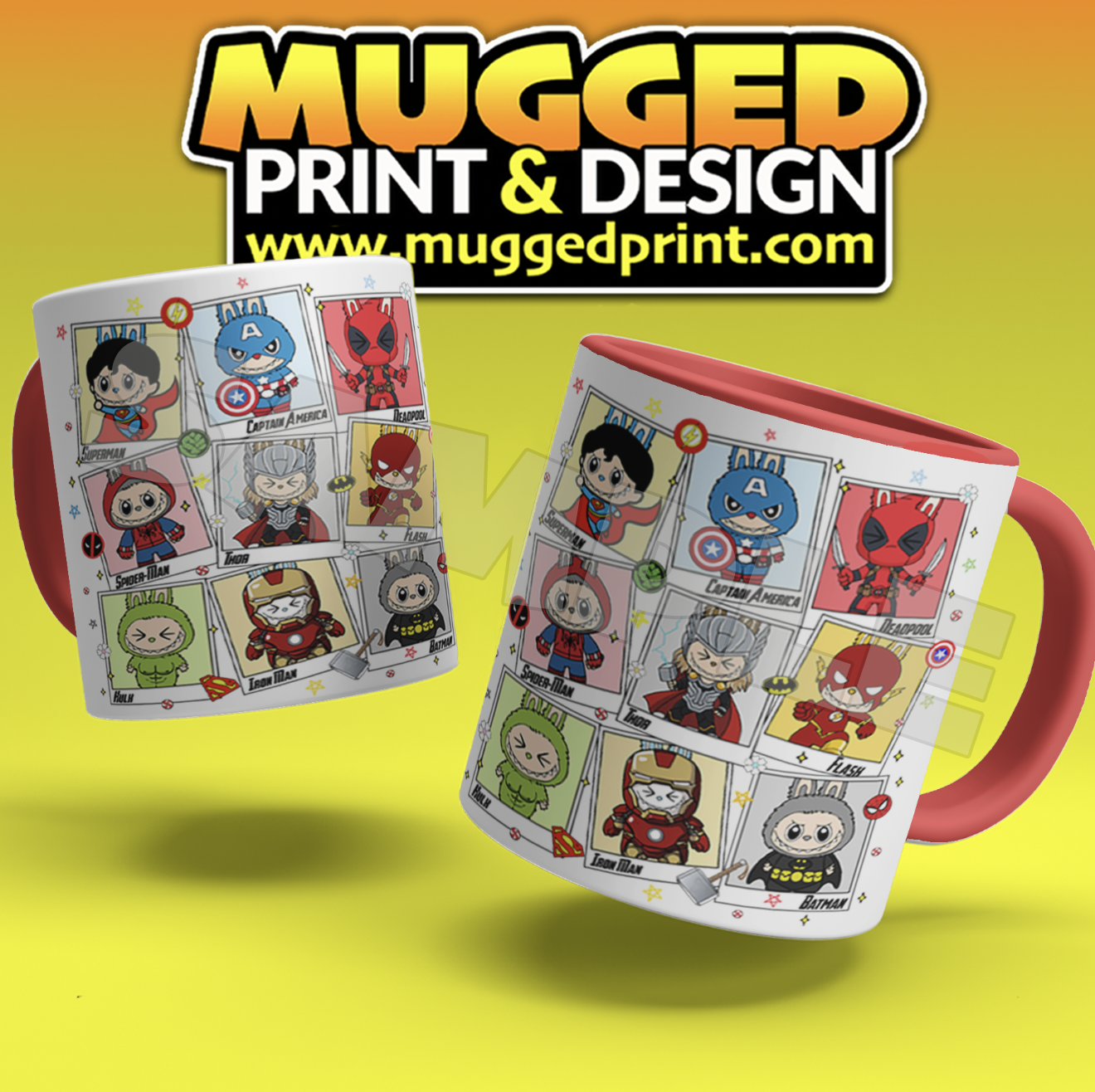 Labubu Superhero Mug