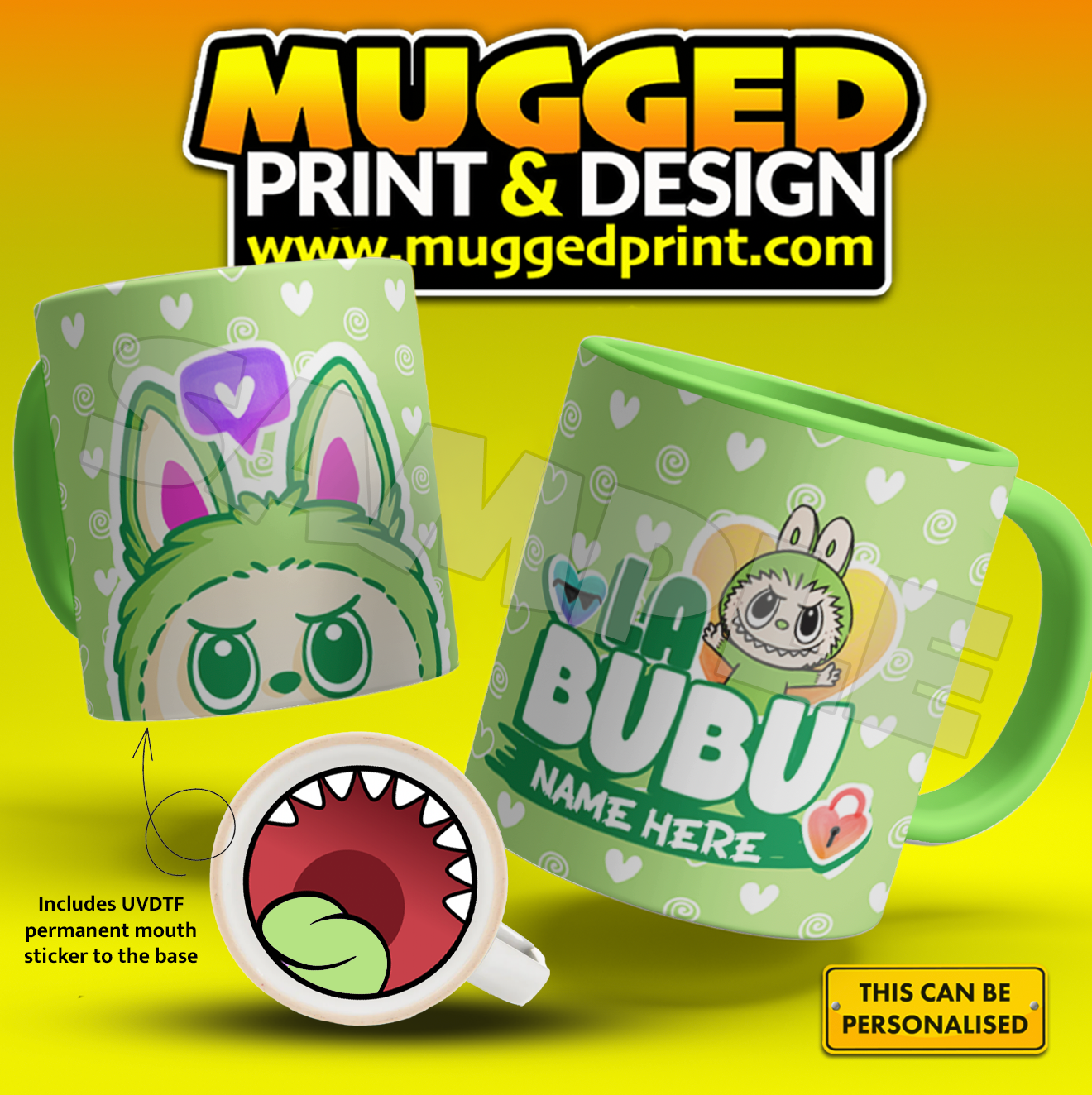 Labubu Monster Mug *PERSONALISED*