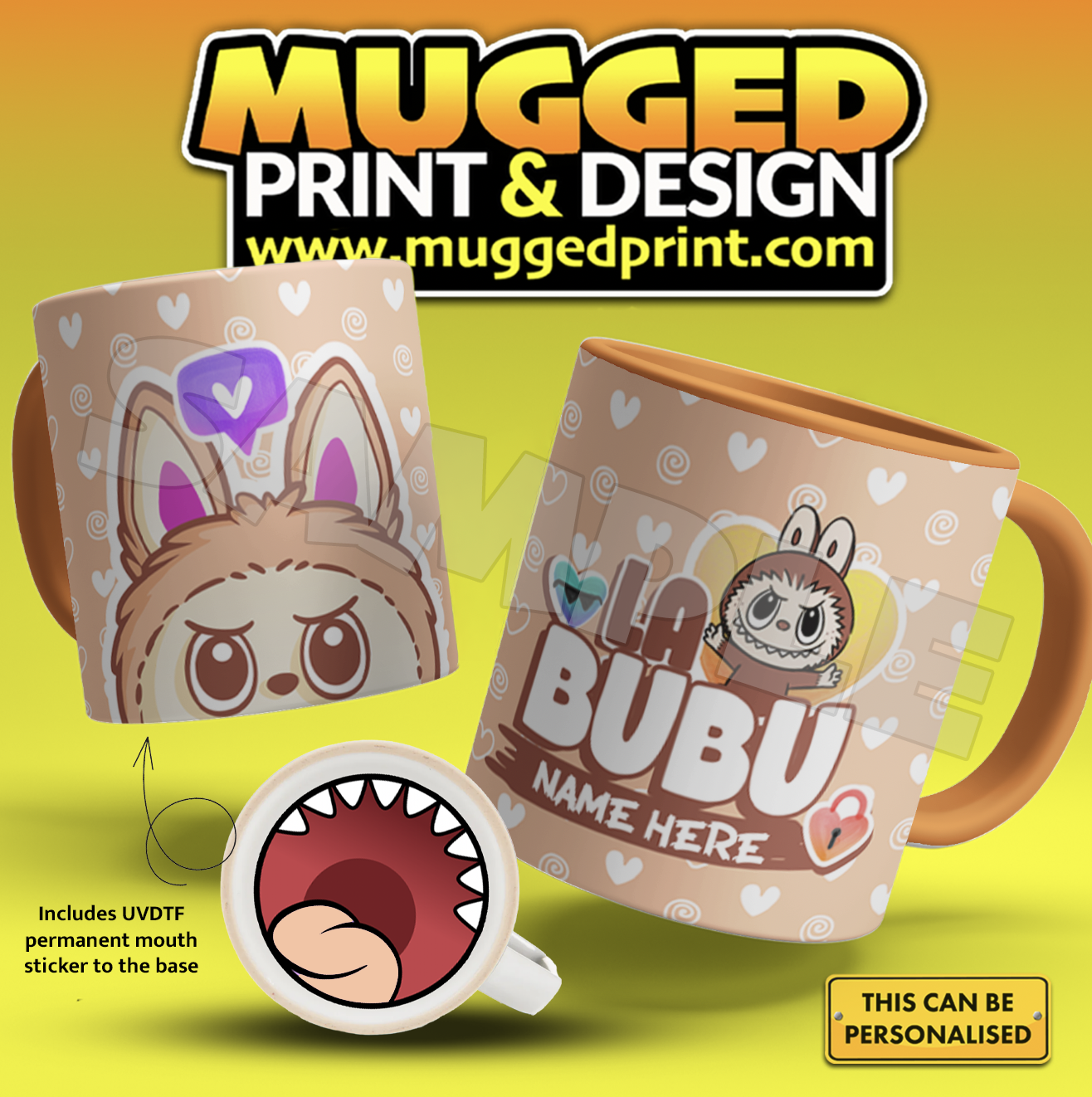 Labubu Monster Mug *PERSONALISED*