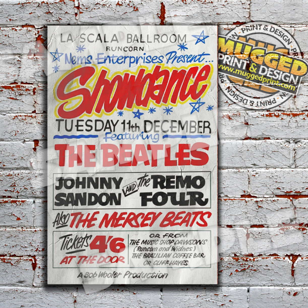 The Beatles at La Scala - Runcorn Replica Sign