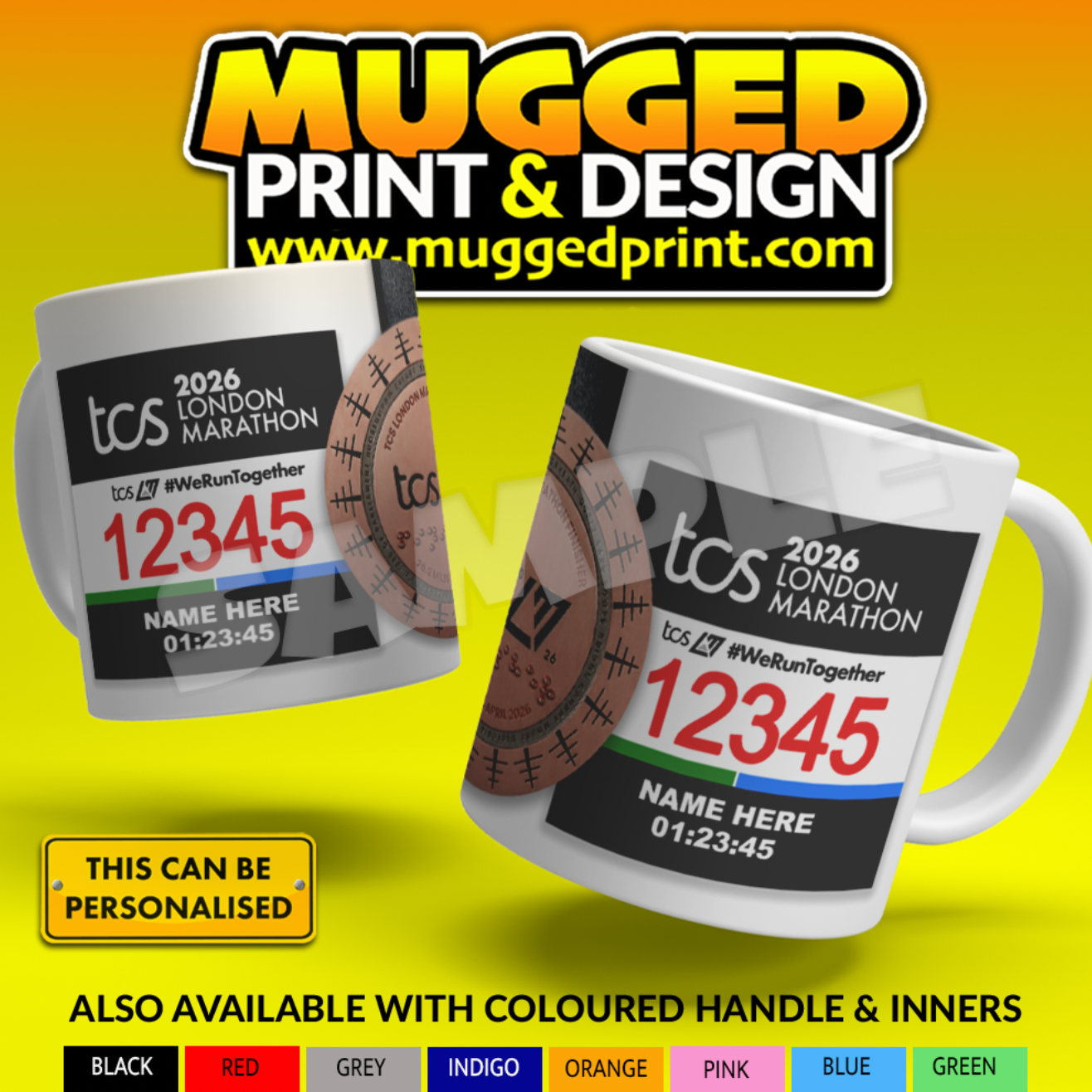 2026 London Marathon Mug *PERSONALISED*