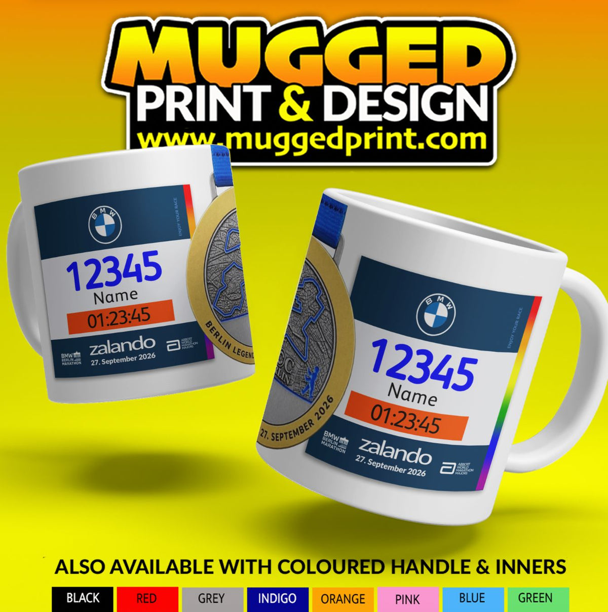 2026 Berlin Marathon Mug *PERSONALISED*