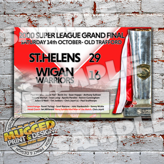 Aluminium Super League Grand Finals Signs