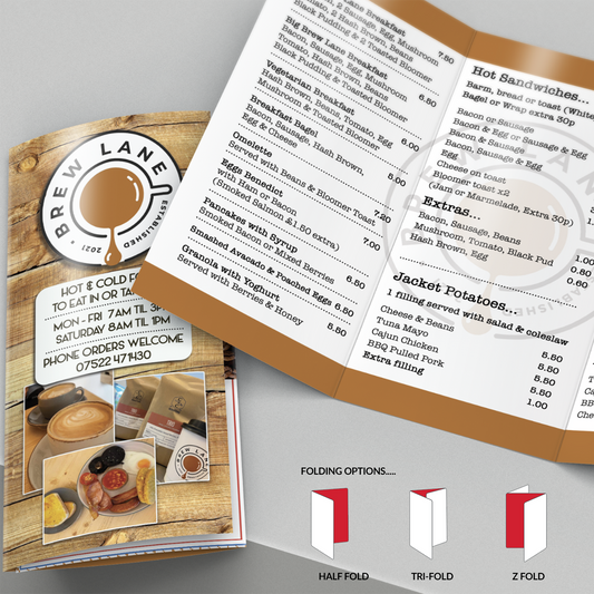 A4 Folded Leaflets