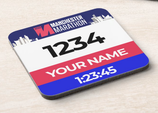 2023 Manchester Marathon Coaster PERSONALISED