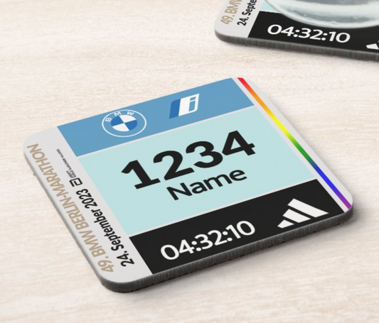 2023 Berlin Marathon Coaster PERSONALISED
