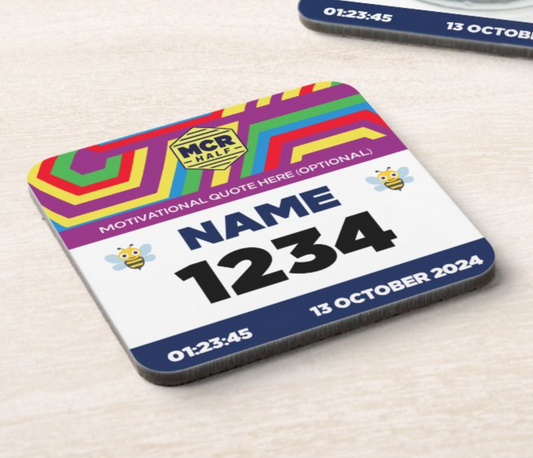 2024 MCR Half Marathon Coaster PERSONALISED