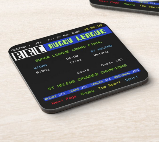 TELETEXT Super League Grand Final Coaster