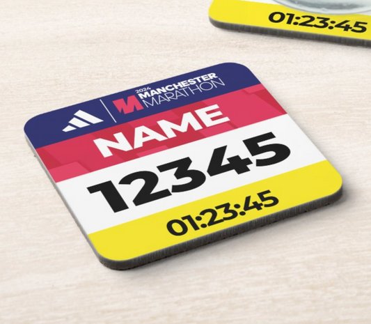 2024 Manchester Marathon Coaster PERSONALISED