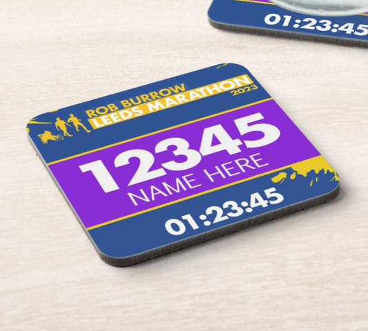 2023 Leeds Marathon Coaster PERSONALISED