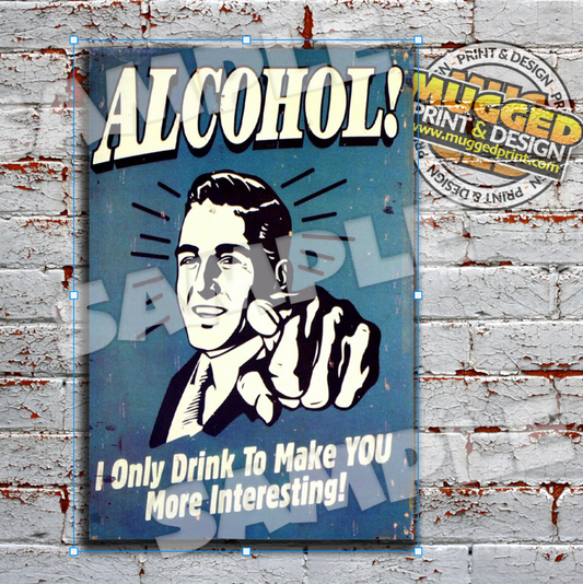 Aluminium Bar Signs