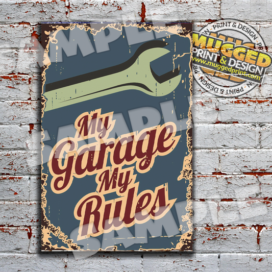 Aluminium Garage Signs