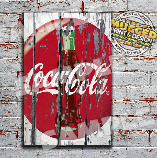 Aluminium Coca-Cola Bar Signs