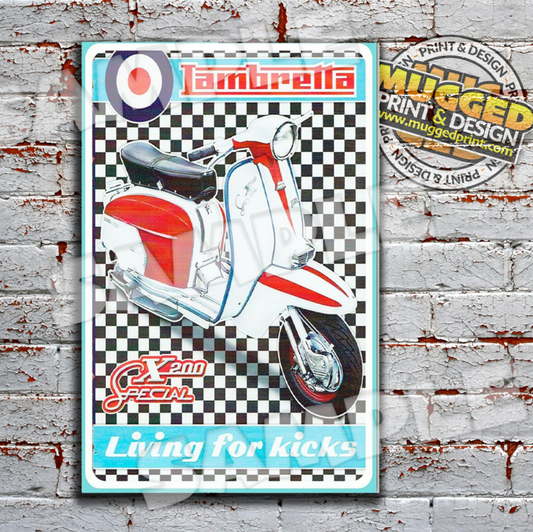Aluminium Scooter Mods Signs