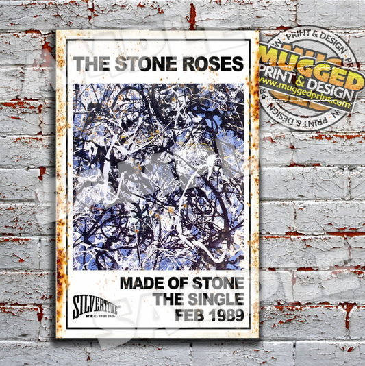 The Stone Roses Made of Stone vintage Aluminium Sign