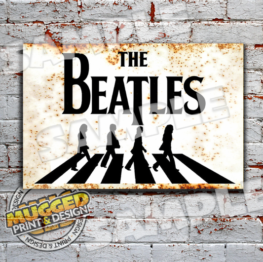 Abbey Road - The Beatles Vintage Street Sign