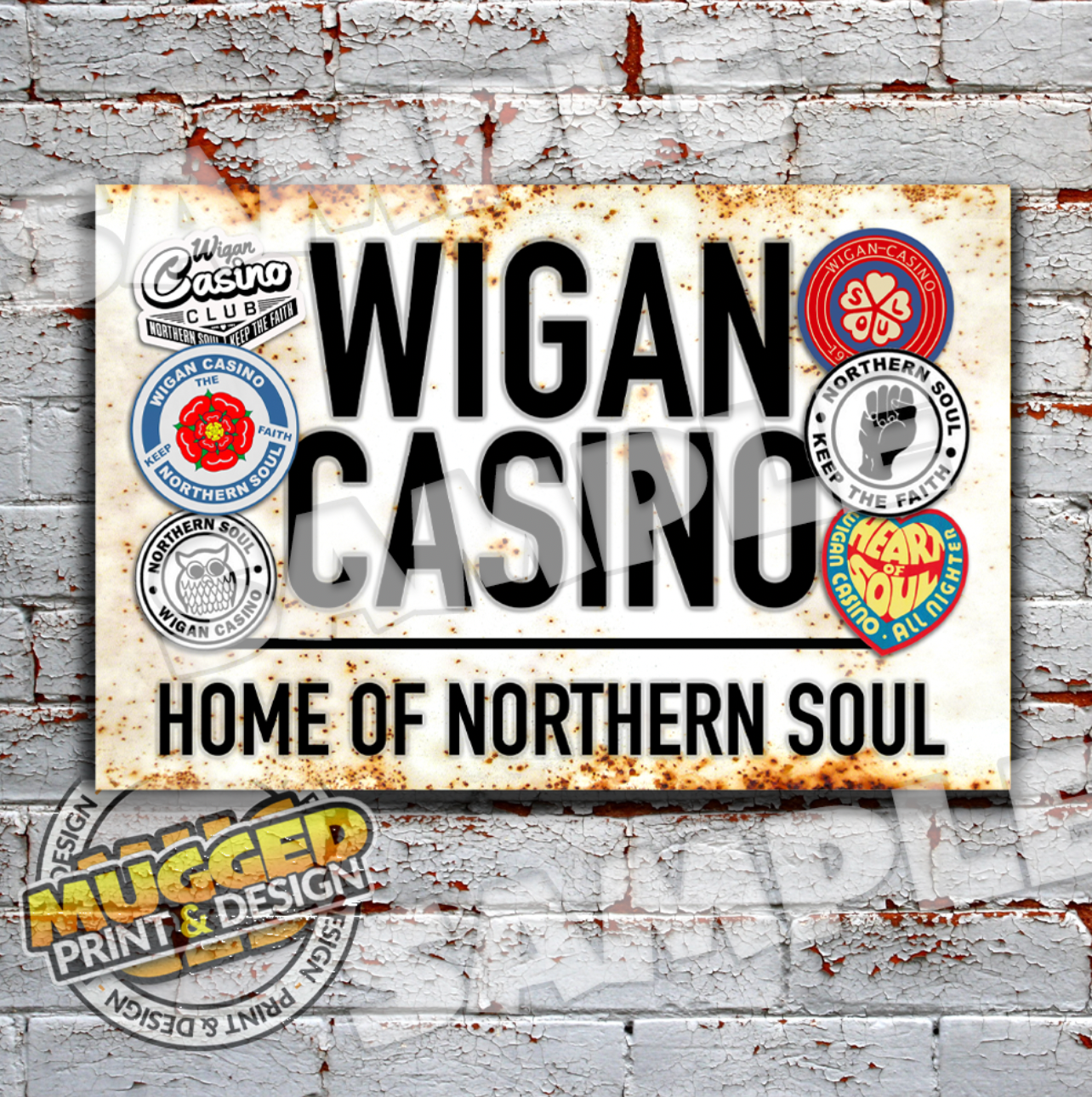 Wigan Casino Street Sign