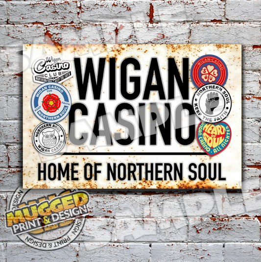 Wigan Casino Street Sign