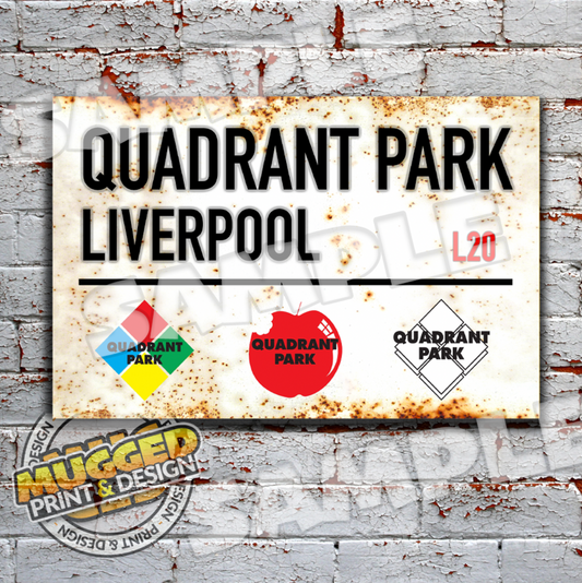 Quadrant Park Street Sign (Liverpool)