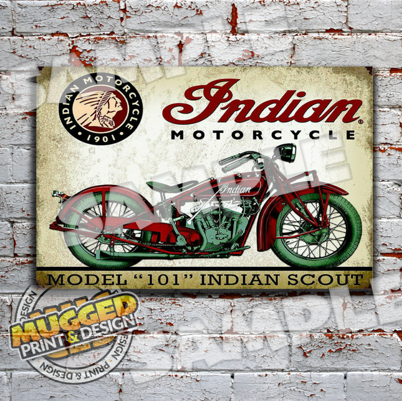 Aluminium Motorcycle Signs - Various