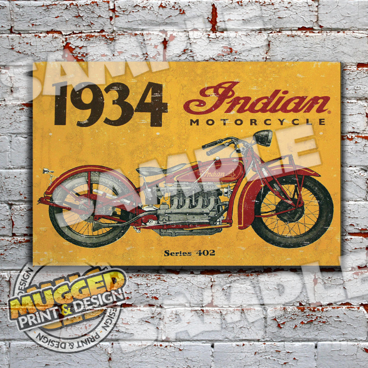 Aluminium Motorcycle Signs - Various