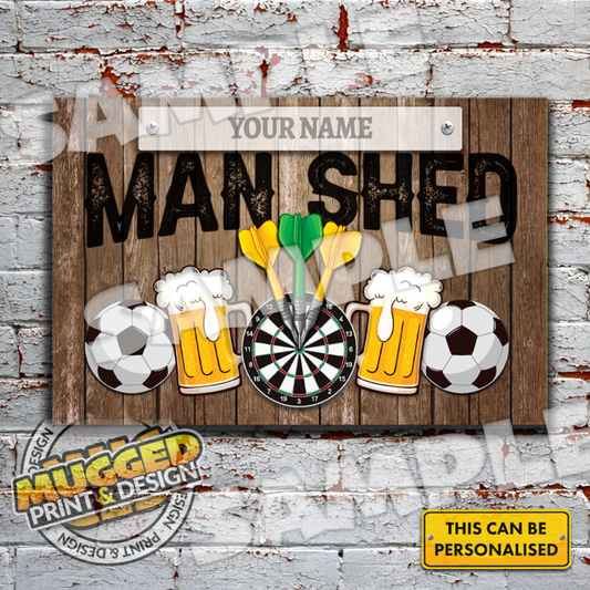 Man Shed Metal Sign *Personalised*