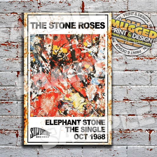 The Stone Roses Elephant Stone vintage Aluminium Sign