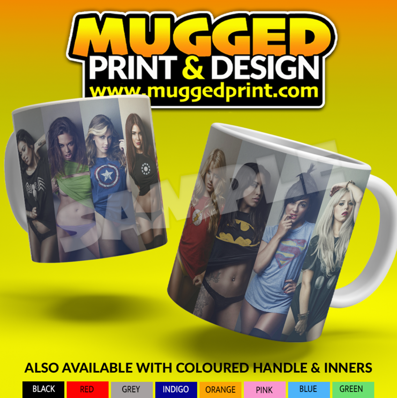 Sexy Super Hero Women Mug