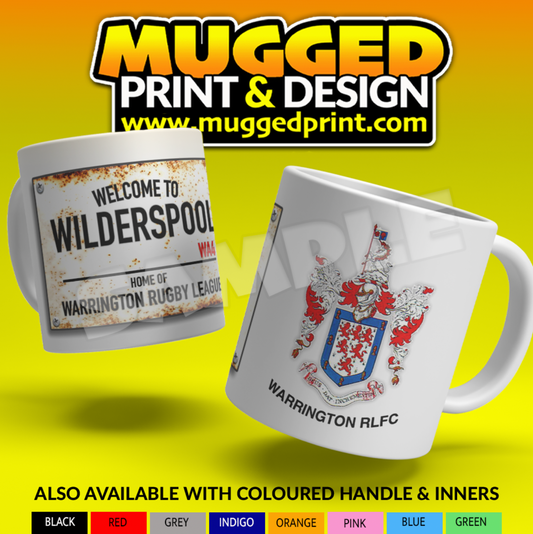 Warrington RLFC - Wilderspool Street Sign Mug