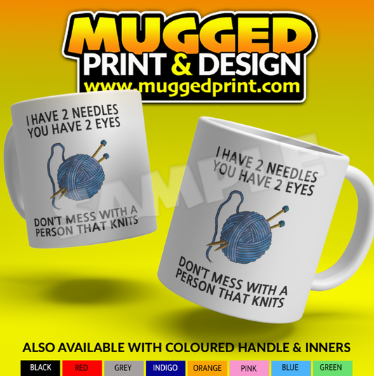 I have 2 needles Knitting Mug