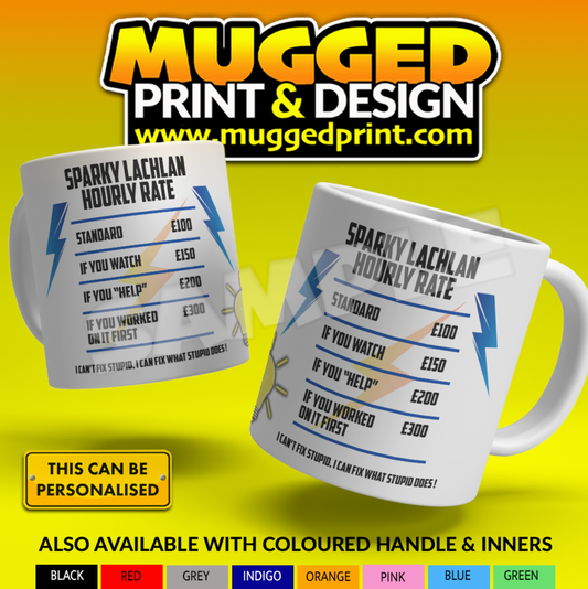 Electrician Mug - Can be personalised