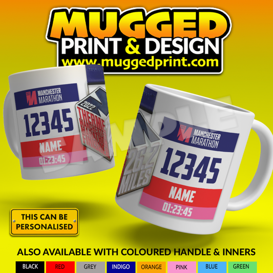 2022 Manchester Marathon Mug *PERSONALISED*
