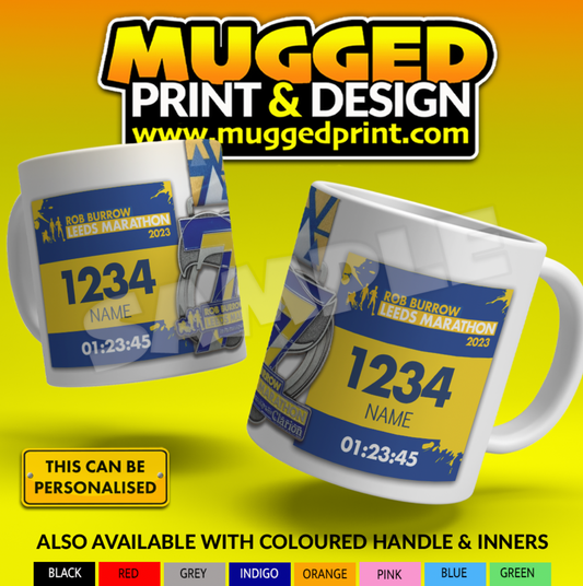 2023 Leeds Marathon Mug *PERSONALISED*