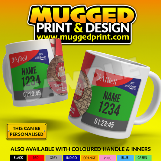 2023 Great North Run Half Marathon Mug *PERSONALISED*