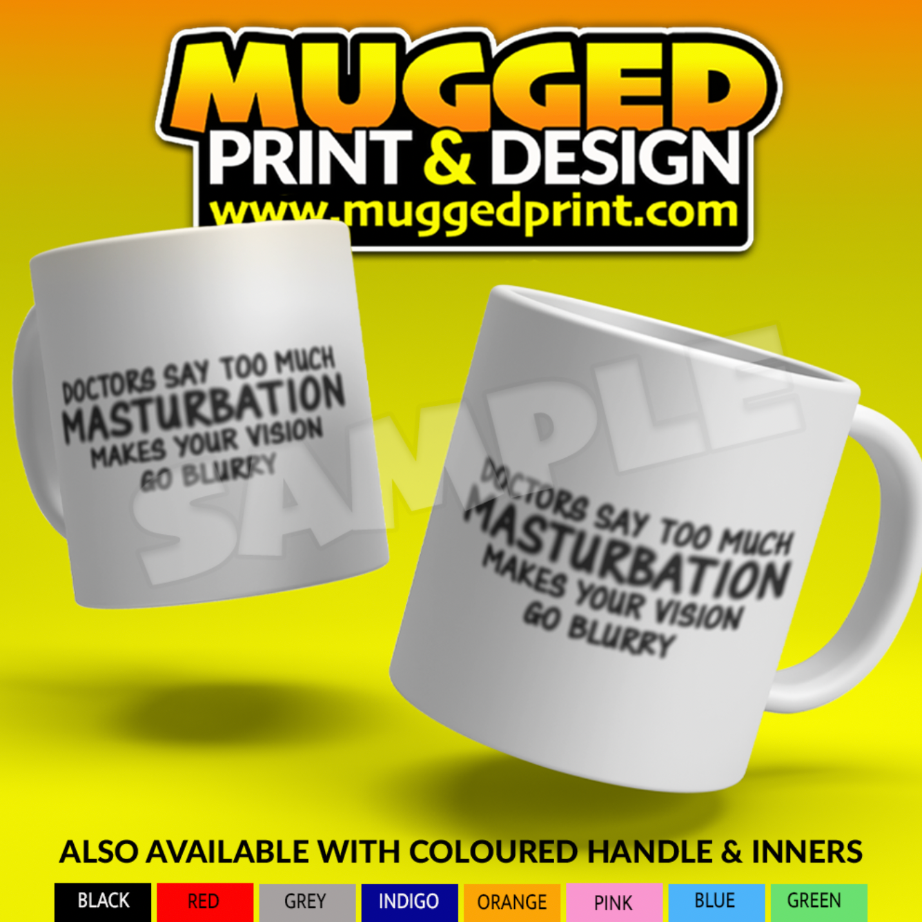 Too Much Masturbation Mug