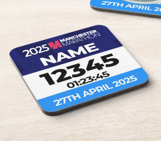 2025 Manchester Marathon Coaster PERSONALISED