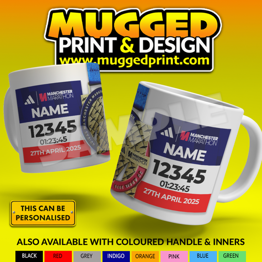 2025 Manchester Marathon Mug *PERSONALISED*