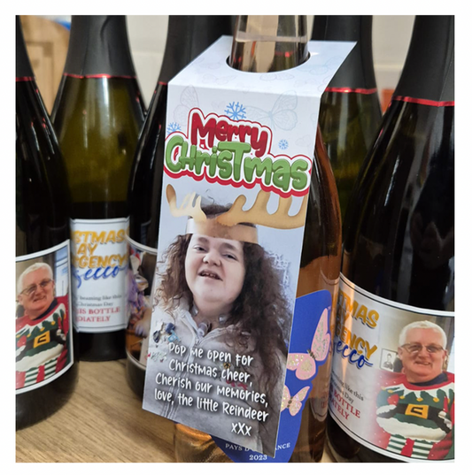 Wine Bottle Tag / Stickers *PERSONALISED*