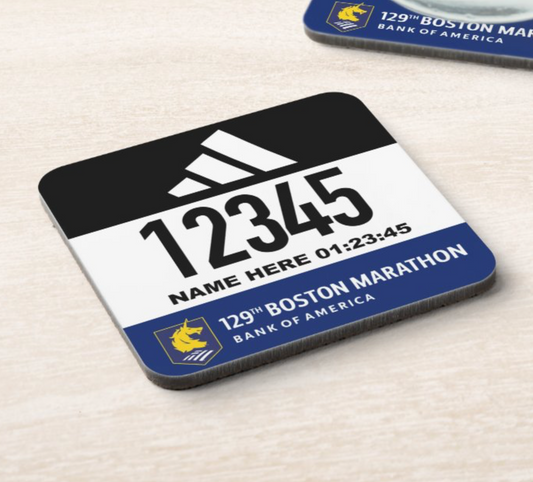 2025 Boston Marathon Coaster PERSONALISED