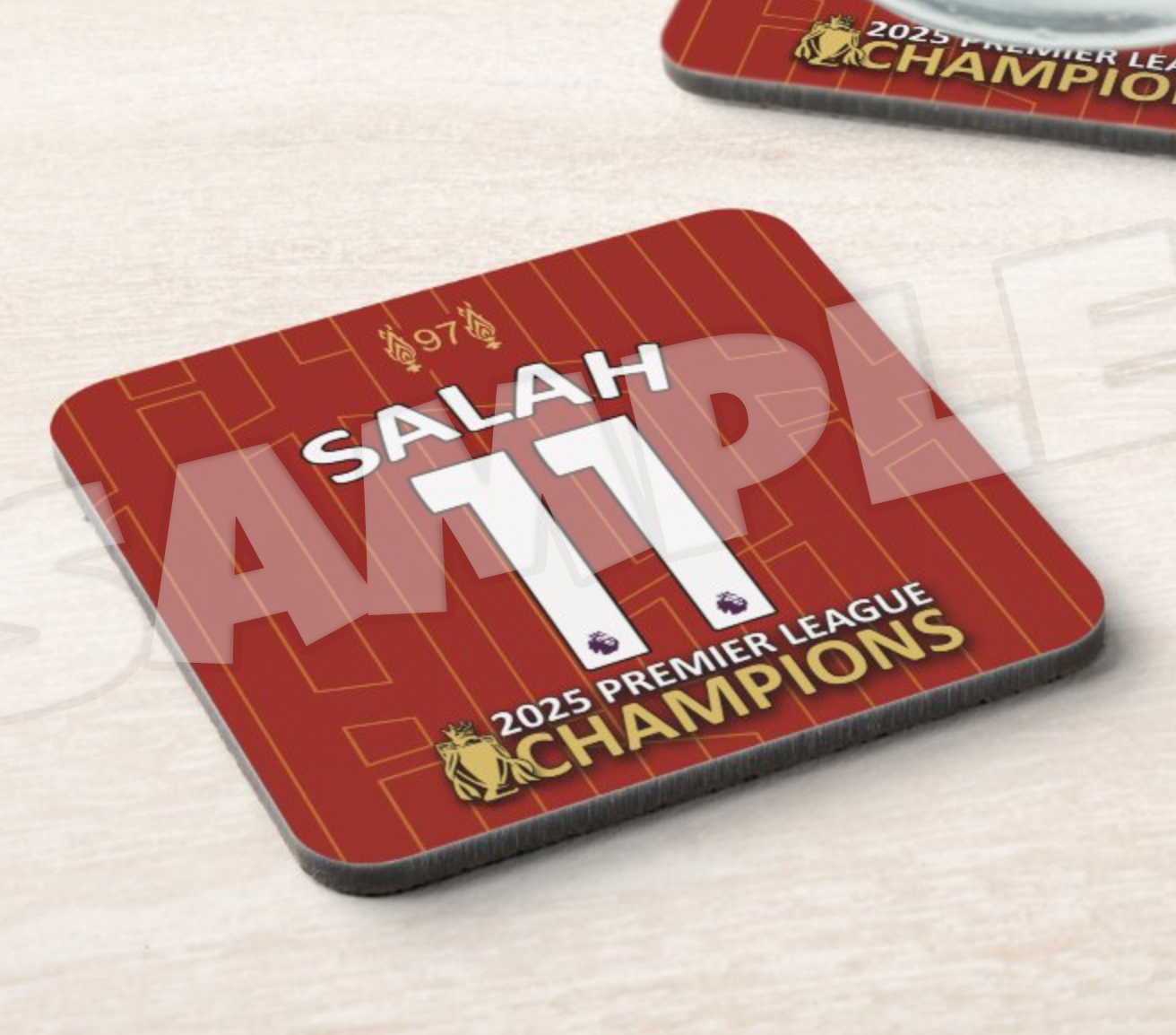 Liverpool FC Premier League Champions Player Coasters