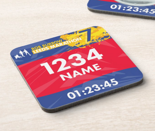 2025 Leeds Marathon Coaster *PERSONALISED*