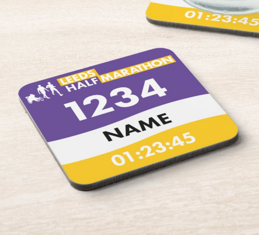 2025 Leeds HALF Marathon Coaster *PERSONALISED*