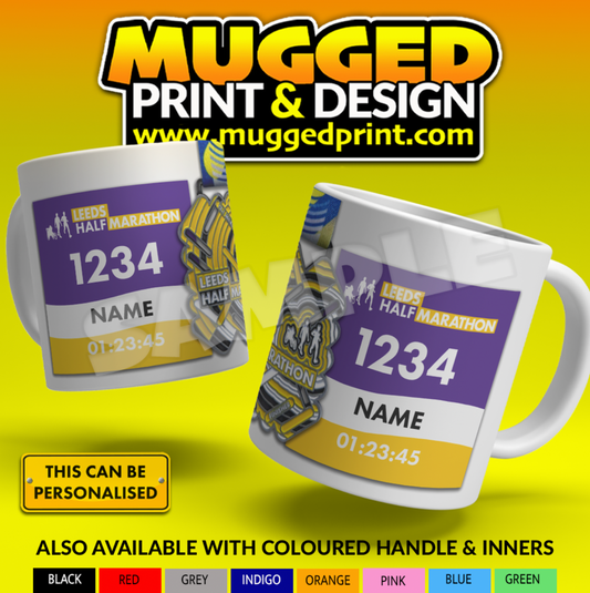 2025 Leeds HALF Marathon Mug *PERSONALISED*