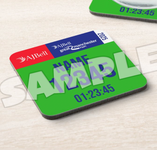 2025 Manchester Great Half Marathon Coaster PERSONALISED