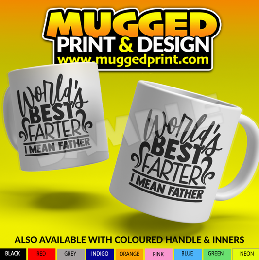 Worlds Best FARTER - Fathers Day Mug